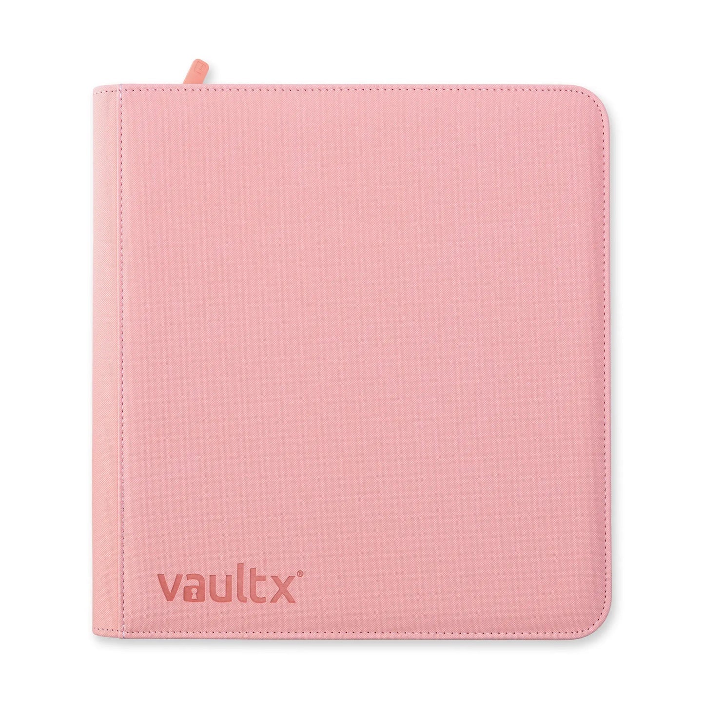 VaultX Just Pink 12-Pocket Exo-Tec Premium Zip Binder