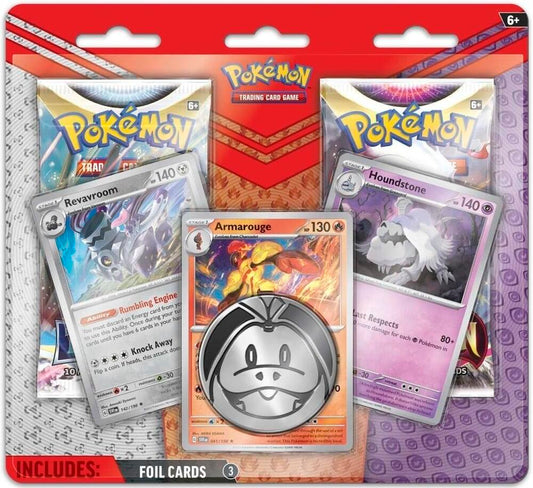 Pokémon TCG: 2 Pack Blister [Armarouge, Revavroom & Houndstone]