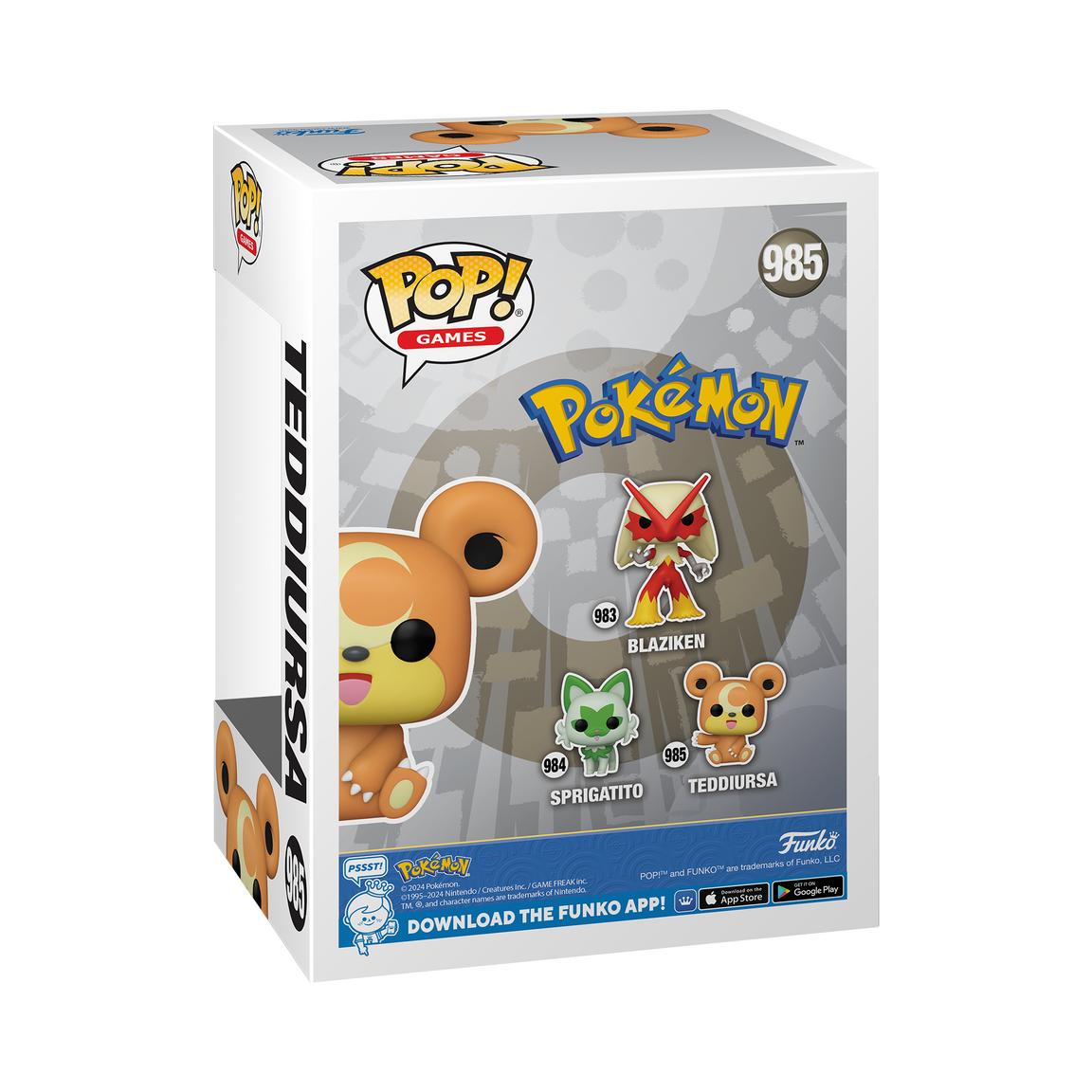 Pokémon Teddiursa - Funko POP! #985