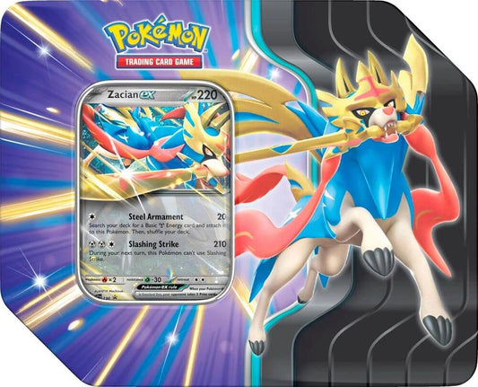 Pokémon TCG: Slashing Legends Tin [Zacian ex]