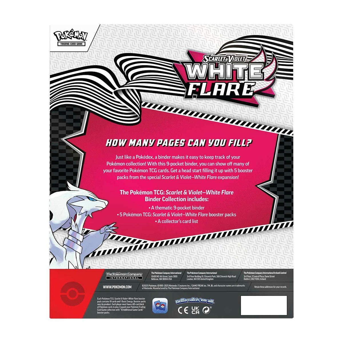 Pokémon TCG: White Flare Binder Collection