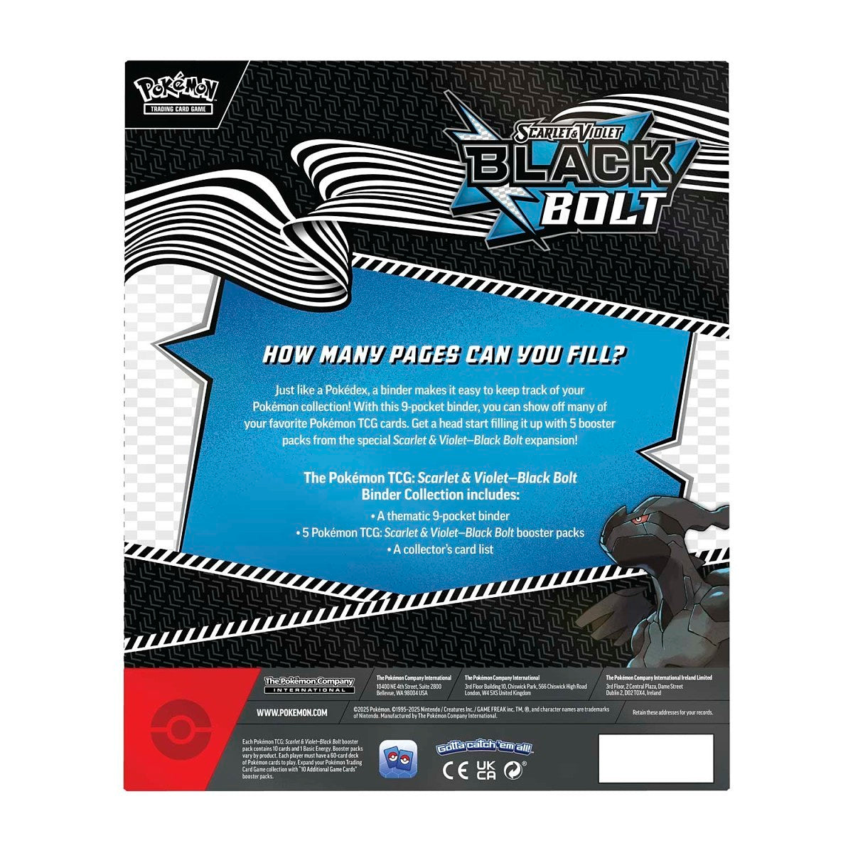 Pokémon TCG: Black Bolt Binder Collection
