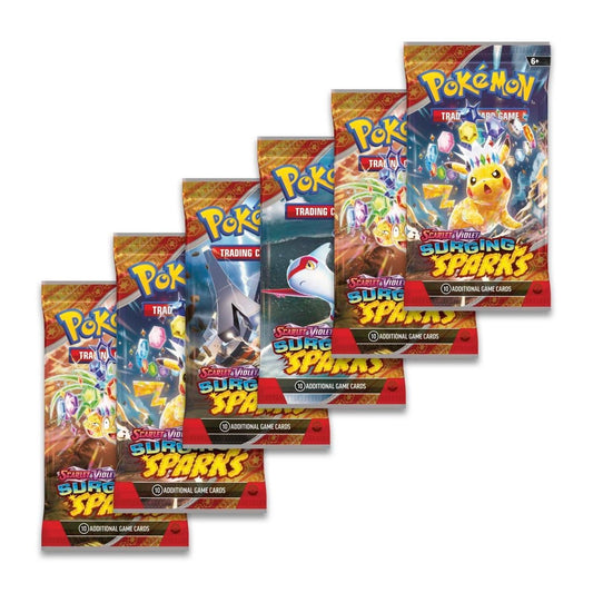 Pokémon TCG: Surging Sparks Booster Bundle (6 Packs)