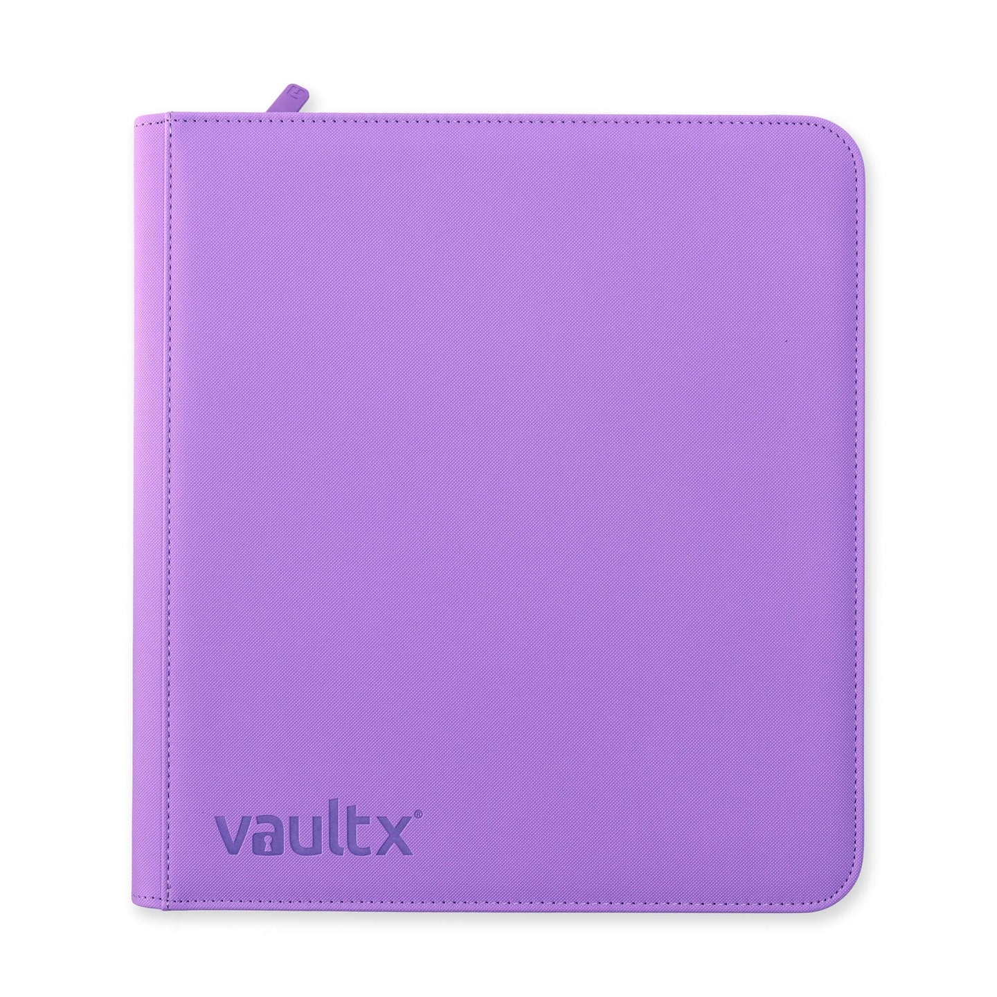 VaultX Just Purple 12-Pocket Exo-Tec Premium Zip Binder